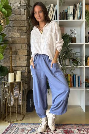 Lagen Shelby Barrel Pant Denim